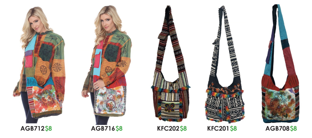 Wholesale Hippie Bags