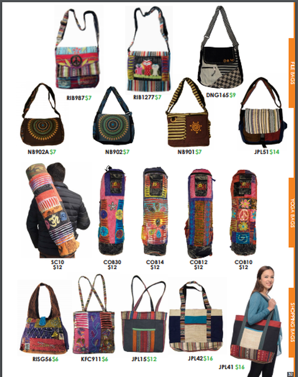 Hippie Messenger Bags